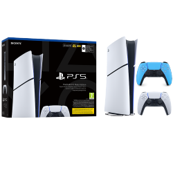 Igralna konzola PlayStation 5 Slim Digital, 825GB + dodaten kontroler (moder)