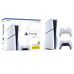 Igralna konzola PlayStation 5 Slim, 1TB + dodaten kontroler (chroma pearl)