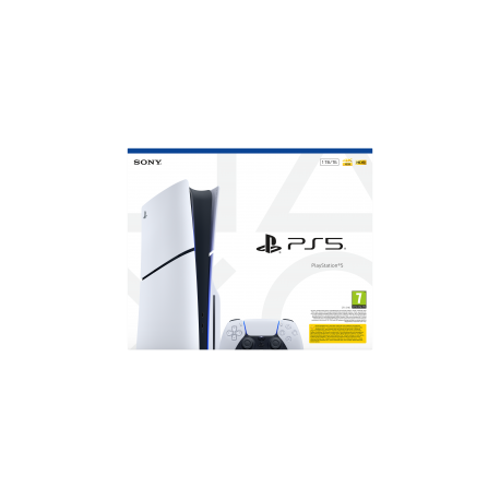 Igralna konzola PlayStation 5 Slim, 1TB + dodaten kontroler (bel)