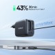 Polnilec Baseus E0121E00 67W QC PD, USB-C, črn