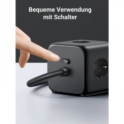 Polnilec Ugreen DigiNest Cube 65W USB-C, 7v1