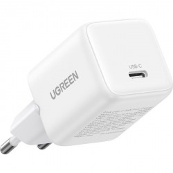 Polnilec Ugreen 30W GaN, USB-C, bel