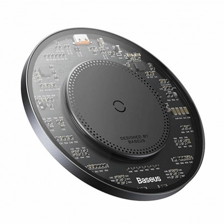 Brezžični polnilec Baseus CCJJ050001, 15W QI transparent