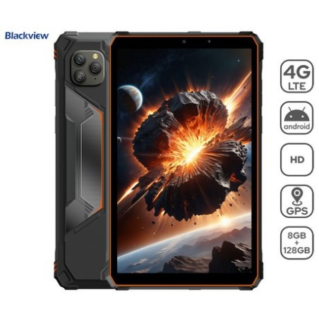 Tablični računalnik Blackview Active 5, LTE, 8GB, 128GB, črno-oranžen