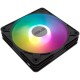Ventilator za ohišje ASUS AR120 ARGB, 120mm PWM, črn, bulk