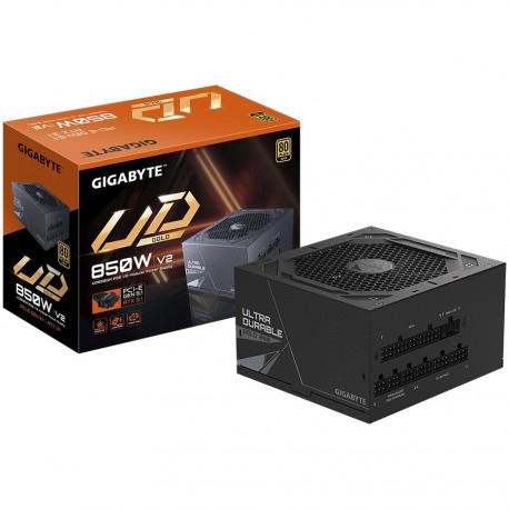 Napajalnik GIGABYTE UD850GM PG5 V2, 80 Plus Gold, 850W, modularni