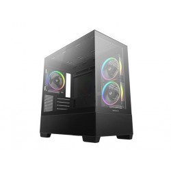 Ohišje DeepCool CG380 3F, mATX, Midi-Tower, kaljeno steklo, črno