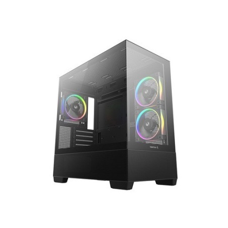 Ohišje DeepCool CG380 3F, mATX, Midi-Tower, kaljeno steklo, črno
