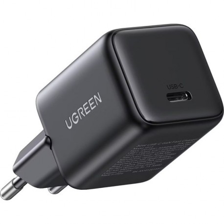 Polnilec Ugreen 30W GaN, USB-C, črn