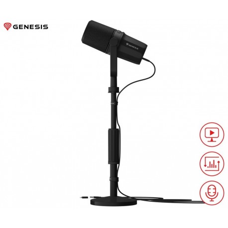Mikrofon GENESIS RADIUM 750D, črn
