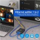Mrežni razdelilec (splitter) Gigabit Ethernet na 2x RJ45