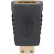 Adapter GOOBAY miniHDMI na HDMI, črn