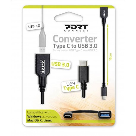 Adapter PORT USB-C v USB-A 3.0