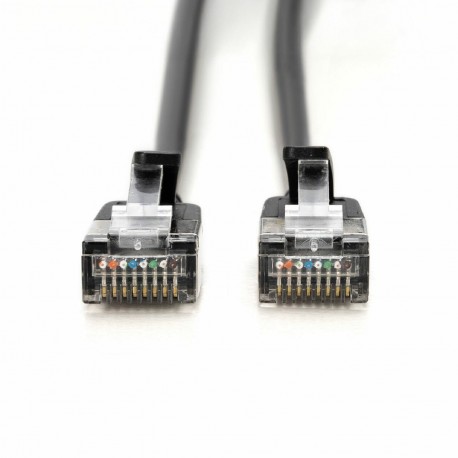 Mrežni kabel Digitus patch slim FTP CAT.6A, 3m, črn