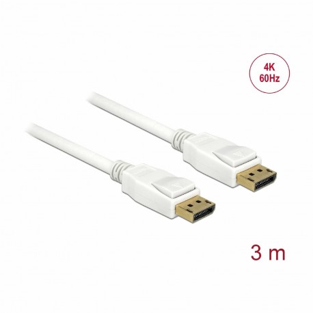 Kabel Delock DisplayPort, 3m, bel