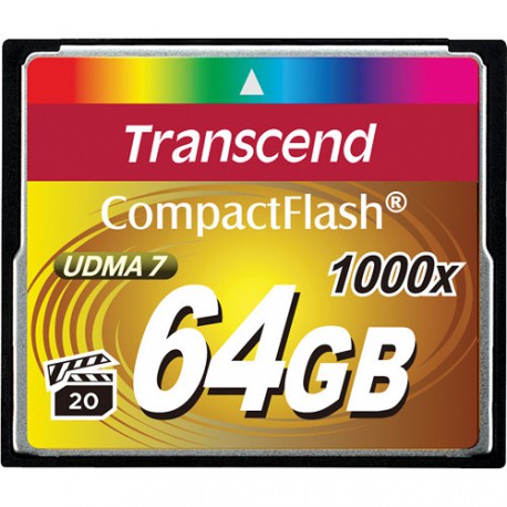 CF spominska kartica 64GB Transcend Ultimate 1000x TS64GCF1000