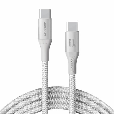 Kabel Joyroom USB C-C 60W pleten bež, 1m