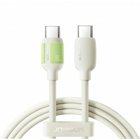 Kabel Joyroom USB C-C 60W silikonski bež, 1.2m