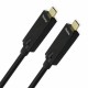 Kabel Roline USB 3.2 2x2 C-C AOC PD 60W črn, 15m