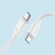 Kabel Joyroom USB C-C 60W bel, 1m