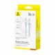 Kabel Baseus USB C-C 100W 20V 5A pleten siv, 2m
