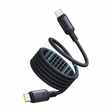Kabel Baseus USB C-C 240W PicoGo silikonski črn, 1m