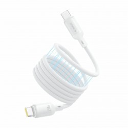 Kabel Baseus USB C-C 240W PicoGo silikonski bel, 1m