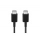 Kabel Samsung USB C-C, črn, 1m