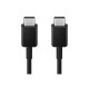 Kabel Samsung USB C-C, QC črn, 1.8m