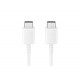 Kabel Samsung USB C-C, bel, 1m