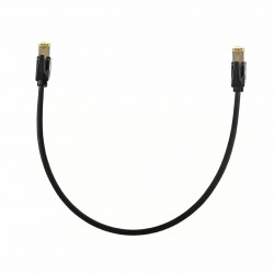 Mrežni kabel KELine SFTP CAT.6A, 0,25m, črn