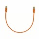 Mrežni kabel KELine SFTP CAT.6A, 0,25m, oranžen