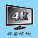 Kabel Sandberg DisplayPort 1.4-HDMI 4k@60Hz, 2m