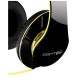 Slušalke stereo Fantec SHP-250AJ črno/rumene