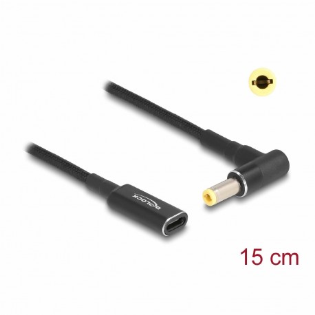 Adapter za prenosnik Delock USB-C, 60W, 5,5 x 2,5mm