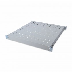 Polica Digitus rack 1U 500-700mm, siva, DN-97646