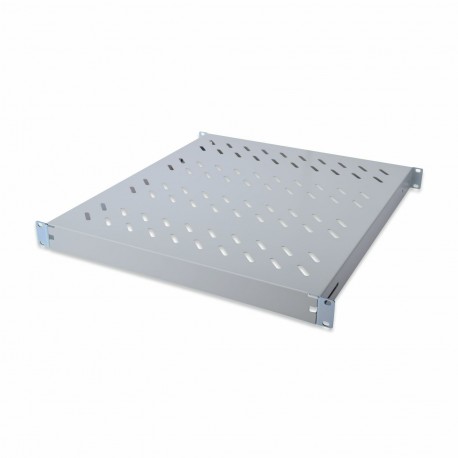 Polica Digitus rack 1U 500-700mm, siva, DN-97646