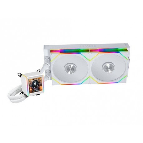 Vodno hlajenje Lian Li GALAHAD II LCD 280 TL Wireless, ARGB, belo