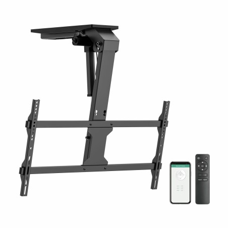 Stropni nosilec za TV SBOX CPLB-M0748, motoriziran, črn