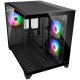 Ohišje COUGAR FV150 Mini RGB, Mid tower, črno
