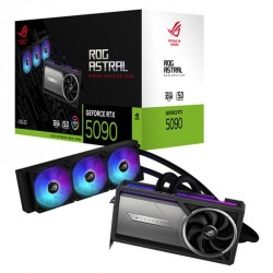 Grafična kartica ASUS ROG Astral LC Gaming GeForce RTX 5090, 32GB, vodno hlajena