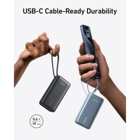 Prenosna baterija Powerbank Anker 545 Nano, 10000 mAh, zelena