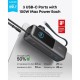 Prenosna baterija Powerbank Anker A1695H11, 25000 mAh, črna
