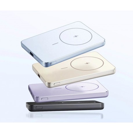 Prenosna baterija Powerbank Xiaomi Super Slim Magnetic, 5000 mAh, vijolična