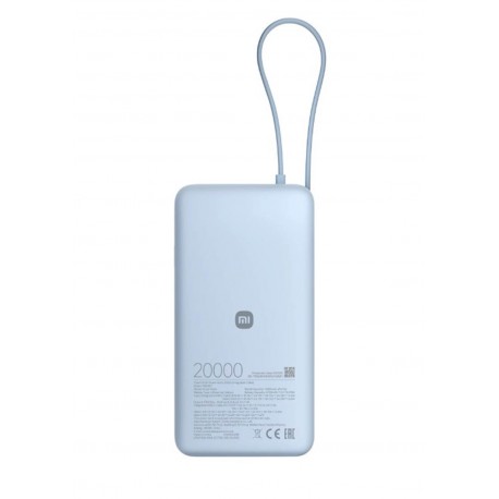 Prenosna baterija Powerbank Xiaomi 20000, 20000 mAh, modra