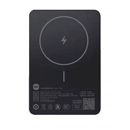 Prenosna baterija Powerbank Xiaomi Super Slim Magnetic, 5000 mAh, črna