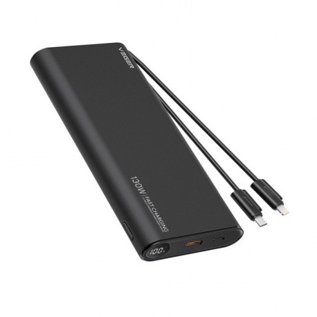 Prenosna baterija Powerbank VEGER TC130 25.000 mAh, črna