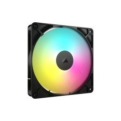 Ventilator za ohišje Corsair RS140 ARGB, 140mm, PWM, črn