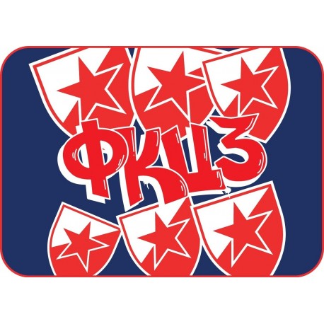 Podloga za miško Moye CRVENA ZVEZDA - M