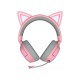 Slušalke Razer Kraken Kitty V3 Pro Quartz, roza